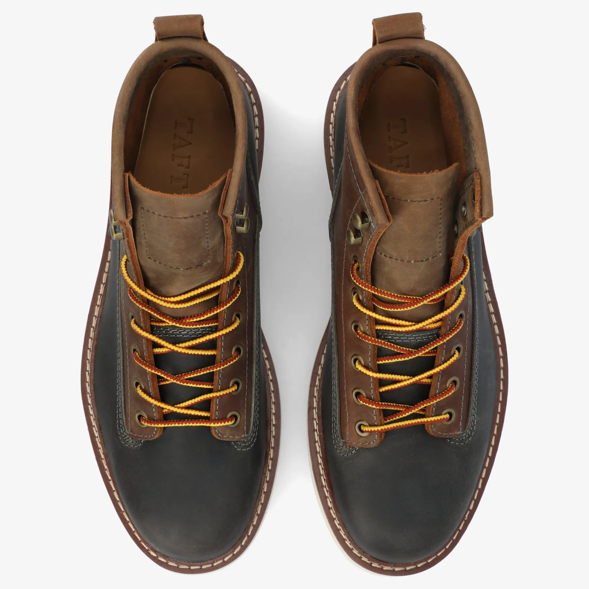 Cheap TAFT Model 001 Boot In Blue/Brown