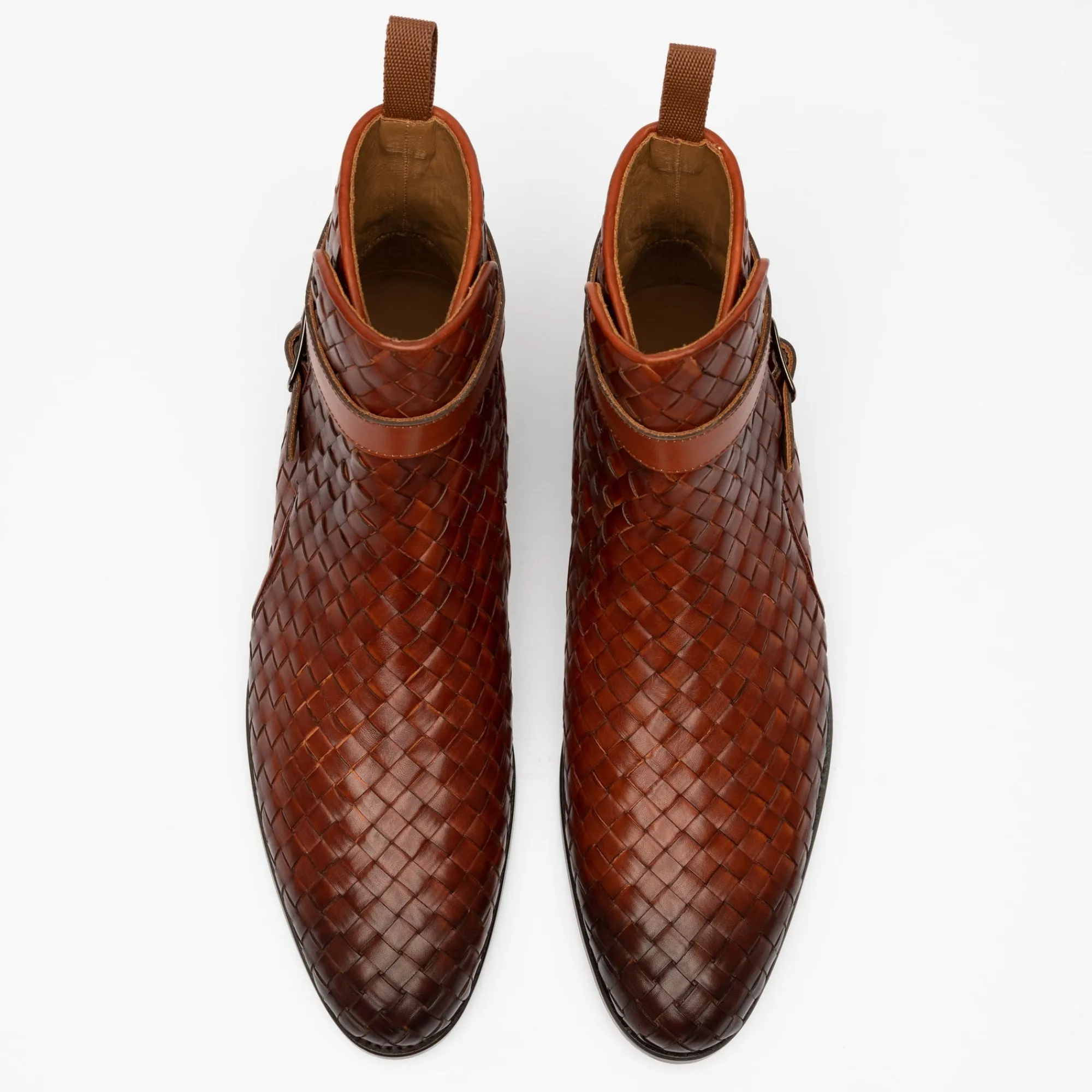 Online TAFT The Dylan Boot - Woven Leather Boot |