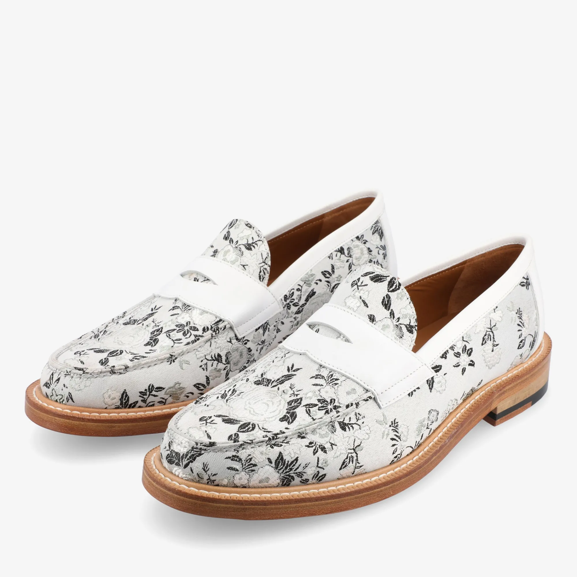 Hot TAFT The Fitz Loafer In Eden Blanc - White Loafers For Men |