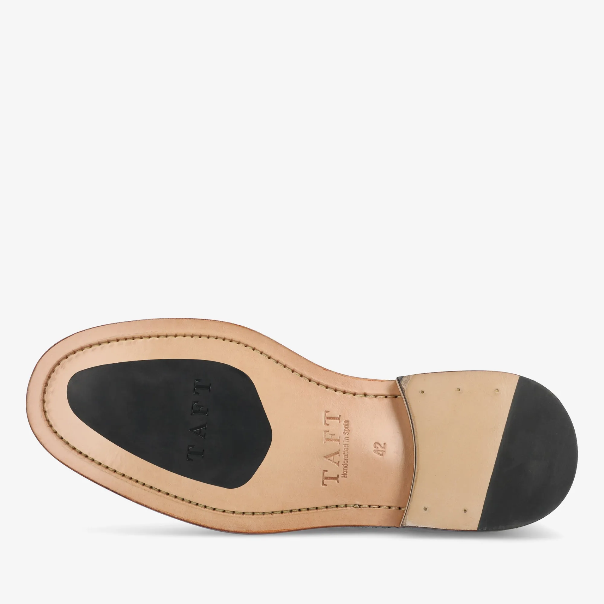 Store TAFT The Fitz Loafer In Rainclouds - Black And White Dot |