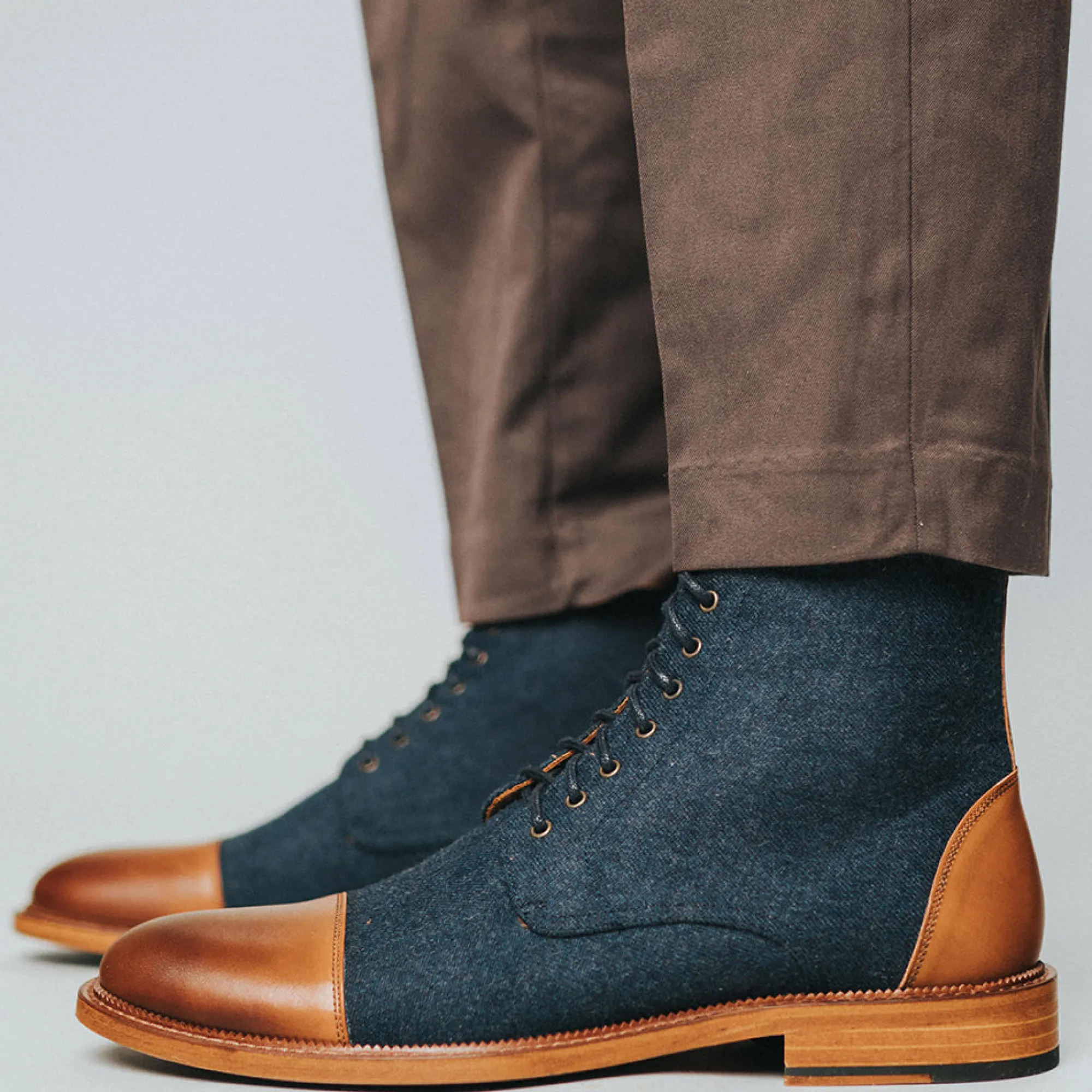 Outlet TAFT The Jack Boot In Navy - Ankle Boots |