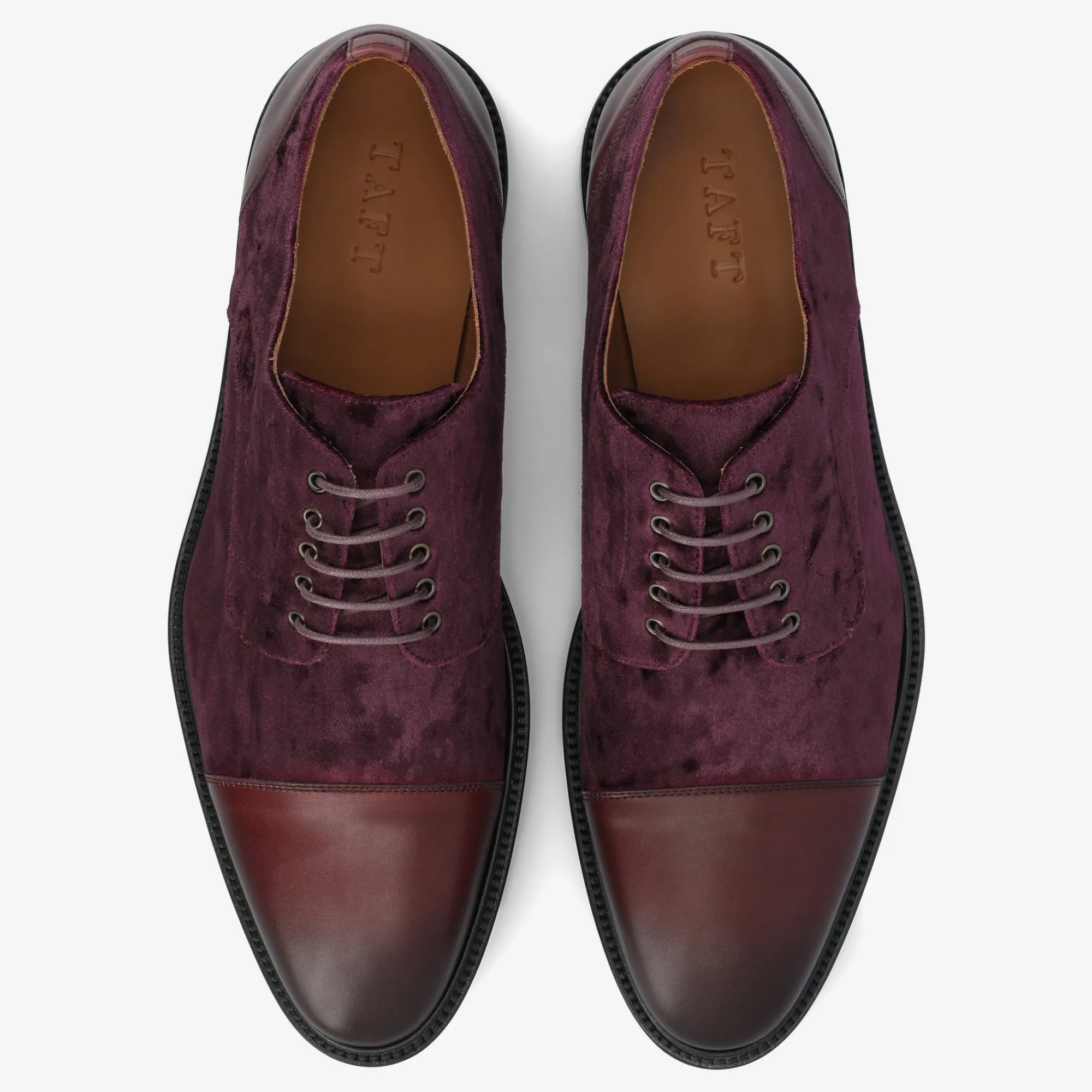 Cheap TAFT The Jack Shoe In Pinot |