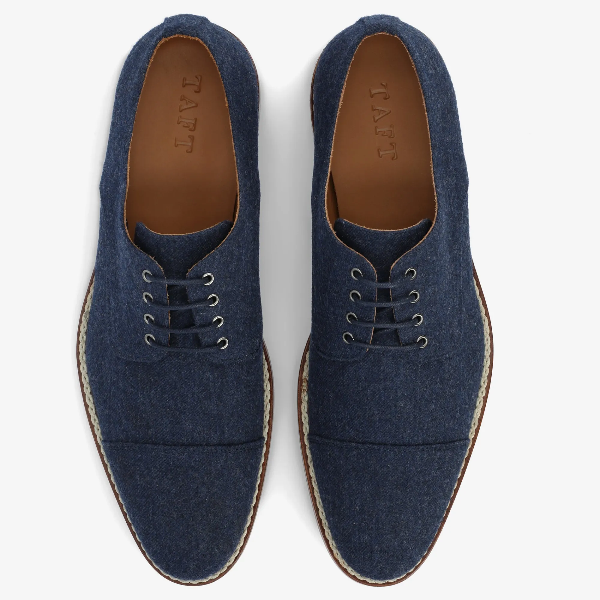 Clearance TAFT The Kennedy Shoe - Navy Blue Shoes |