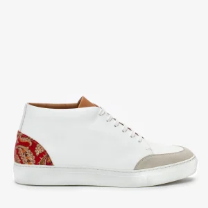 Cheap TAFT The Klay Mid Top Sneaker In Red/White |