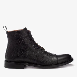Clearance TAFT The Paris Boot In Black Floral - Ankle Boots |