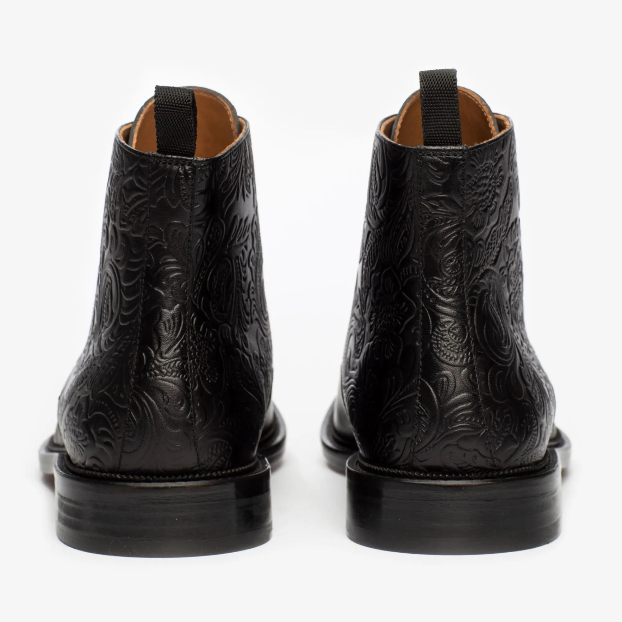 Clearance TAFT The Paris Boot In Black Floral - Ankle Boots |