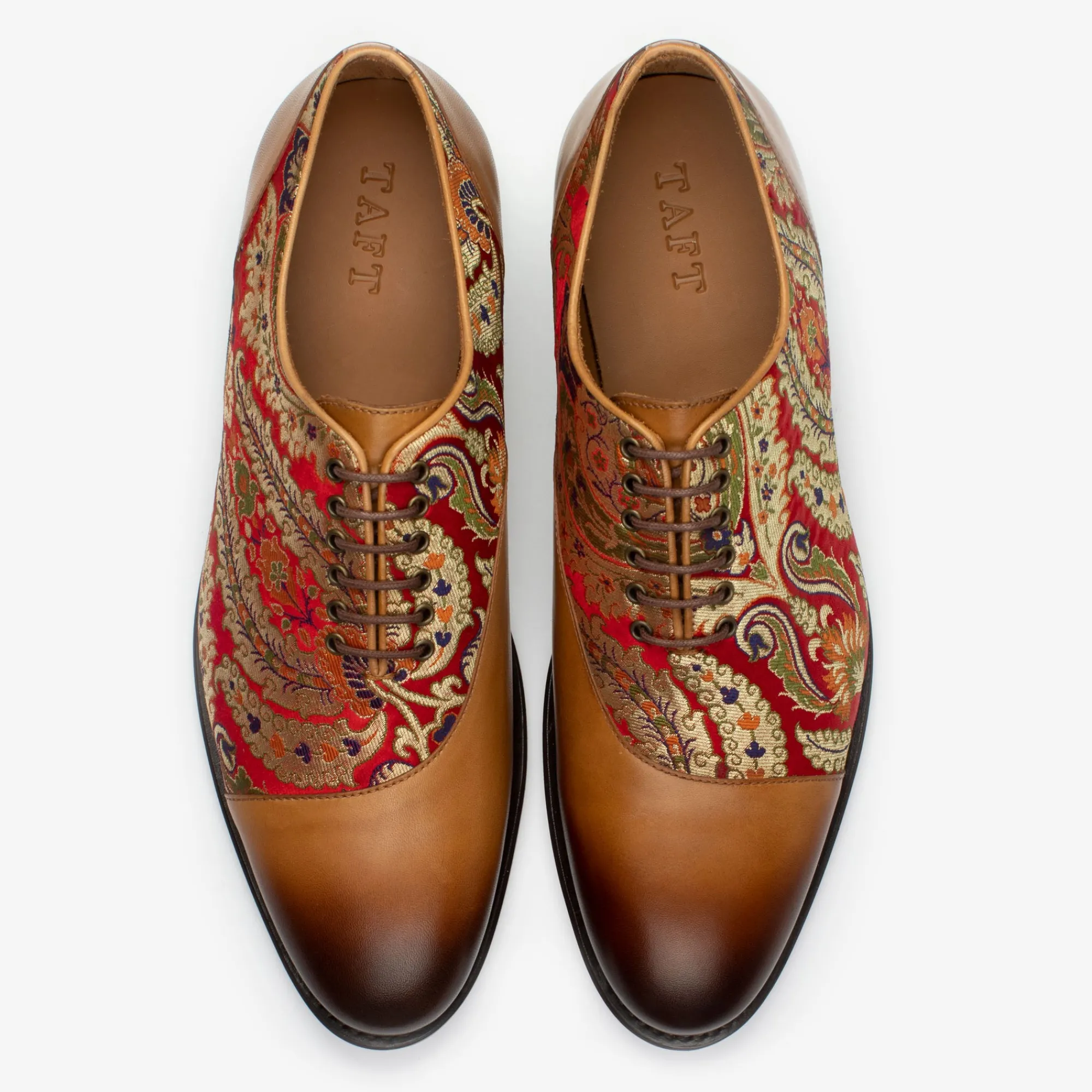 New TAFT The Paris Shoe In Red Paisley |