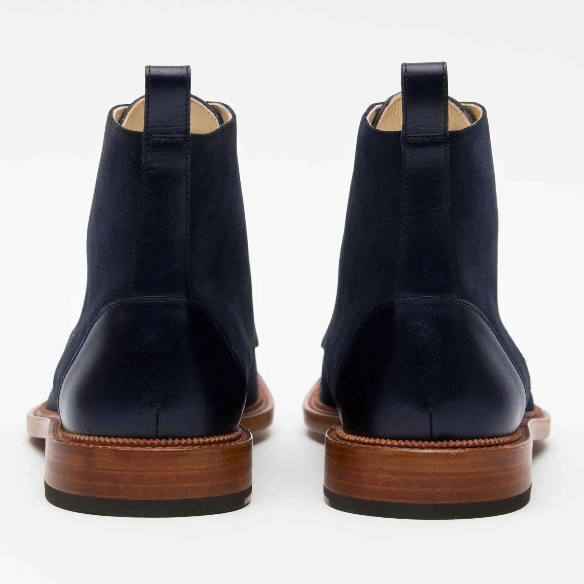 Online TAFT The Troy Boot - Navy Suede Boots |