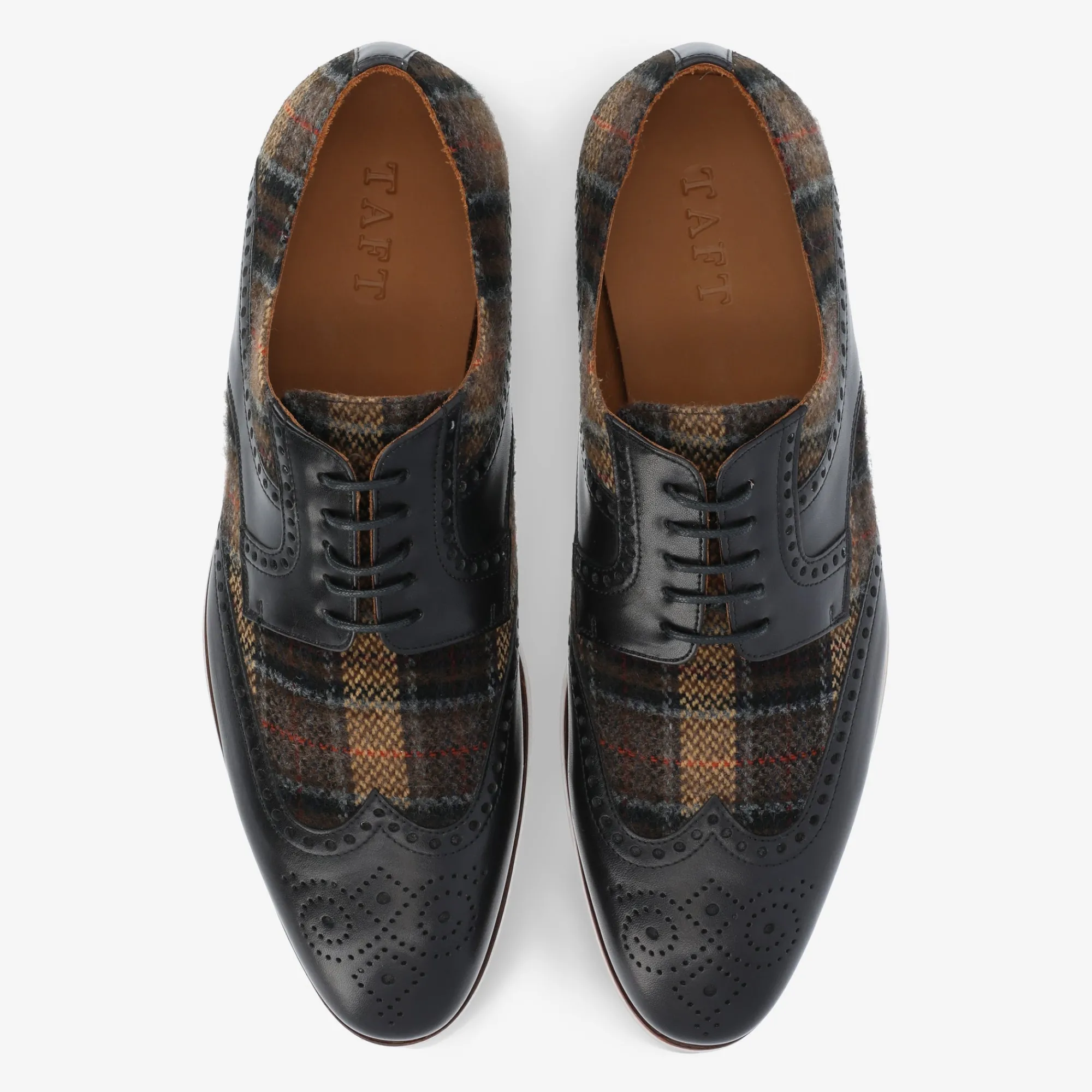 Flash Sale TAFT The Wallace Shoe In Brown Tartan |