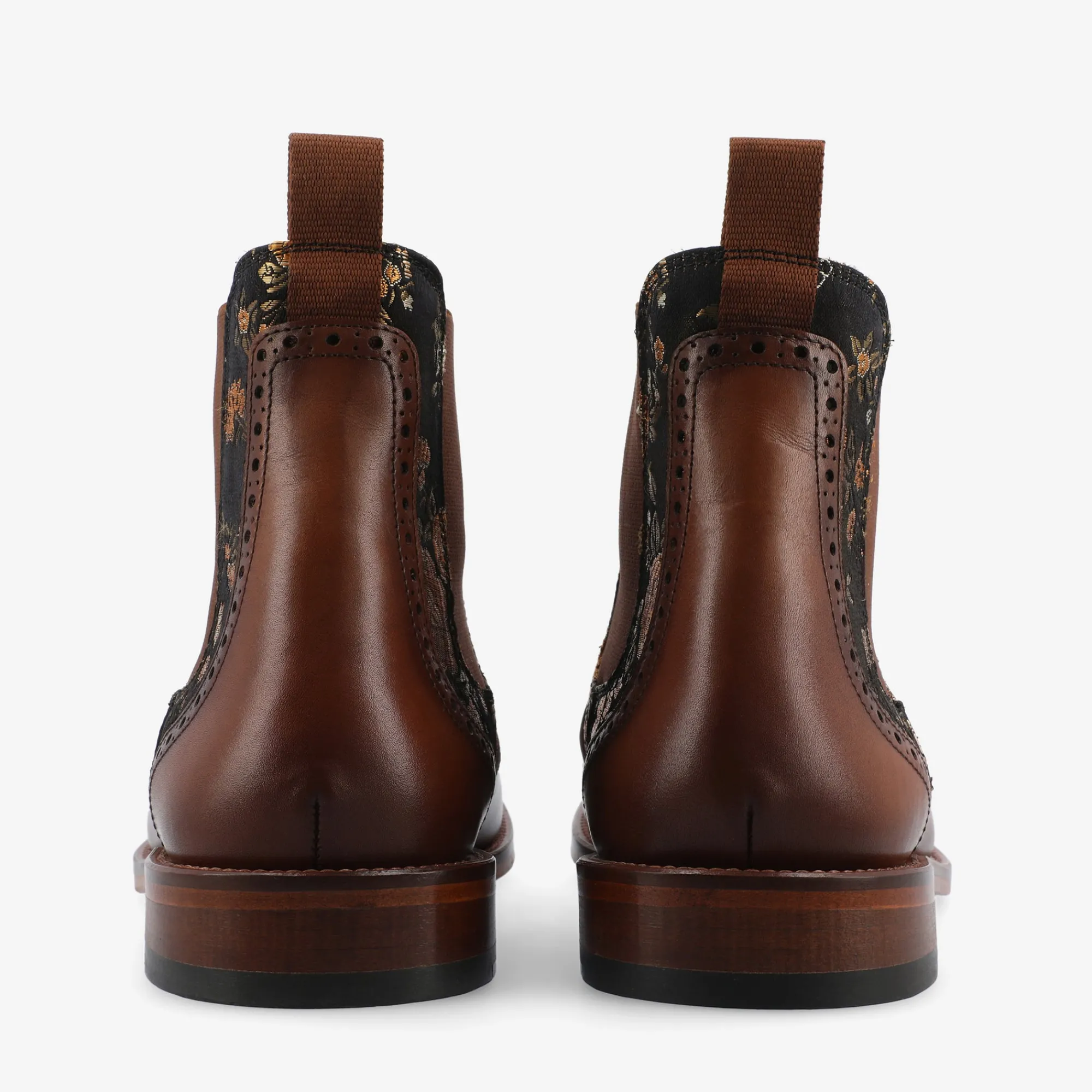 Hot TAFT Valencia Brown Leather Chelsea Boots - Eden |